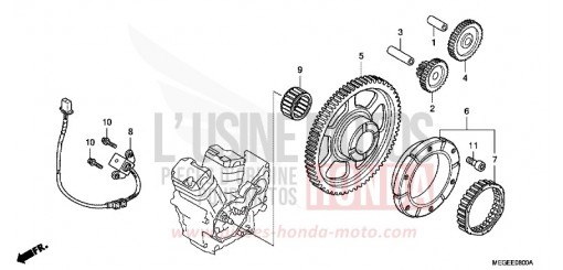 STARTING CLUTCH VT750C9 de 2009